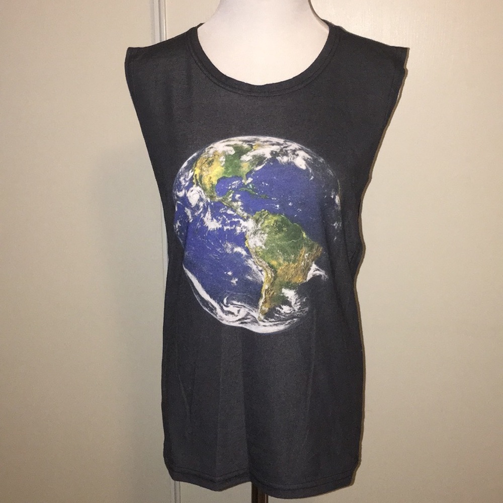 Topshop Tee and Cake World Muscle Top in Size 2